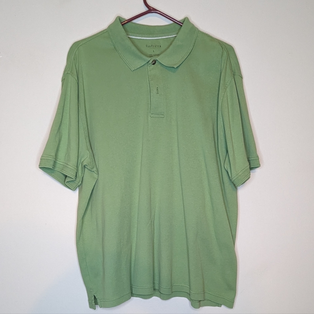 🛍️4 for $14🛍️ Green van heusen polo shirt